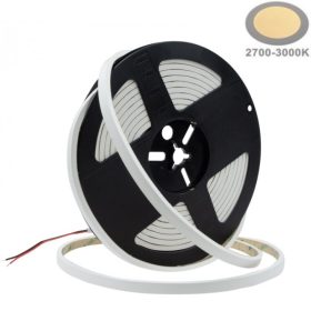 Vízálló (IP67), homogén, meleg fehér fényű COB Neon Flex LED szalag