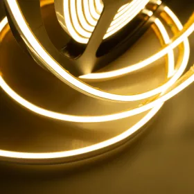 Vízálló (IP67), homogén, meleg fehér fényű COB Neon Flex LED szalag