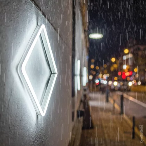 Vízálló (IP67), homogén, hideg fehér fényű COB Neon Flex LED szalag