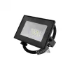 Fekete Ecolight 10W-os kültéri LED reflektor szenzor nélküli, kapcsolós kivitelben, természetes fehér fénnyel