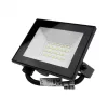 Fekete Ecolight 20W-os kültéri LED reflektor szenzor nélküli, kapcsolós kivitelben, természetes fehér fénnyel