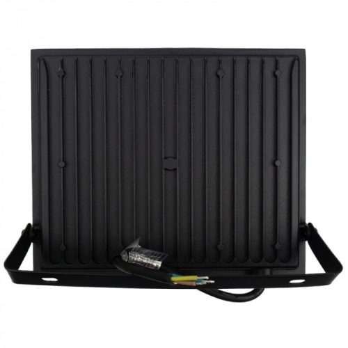 Nagy teljesítményű fekete Ecolight 150W kültéri LED reflektor szenzor nélküli kivitelben, hideg fehér színben