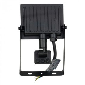 Fekete színű Ecolight 20W-os kültéri mozgásérzékelős LED reflektor