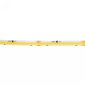 24V-os Prémium COB Digitális LED szalag 6000K hideg fehér fénnyel, ami pontmentes futófény effekteket hoz létre