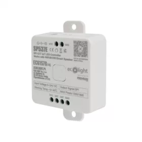 Okos, Wi-Fi, RF és Bluetooth kompatibilis digitális CCT LED vezérlő (vevőegység) dinamikus fehérfény szalagokhoz