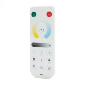 Modern, 4-zónás RF távirányító digitális CCT LED szalagokhoz