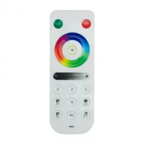 Modern, 4-zónás RF távirányító digitális RGB LED szalagokhoz