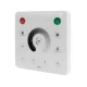 Modern, 4-zónás fali vezérlőpanel és RF távirányító egyszínű, digitális LED szalagokhoz