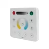Modern, 4-zónás fali vezérlőpanel és RF távirányító digitális CCT LED szalagokhoz