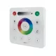 Modern, 4-zónás fali vezérlőpanel és RF távirányító digitális RGB LED szalagokhoz
