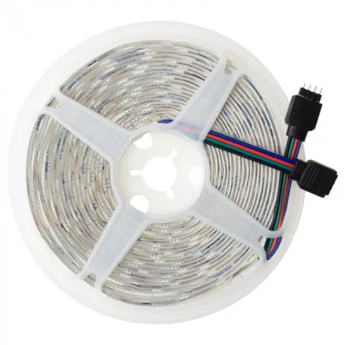 Nagy fényerejű, 14.4W/méter teljesítményű, 12V-os, IP20, RGB LED szalag