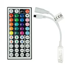 44 gombos infravörös (IR) távirányító és vevőegység RGB LED szalagokhoz, DIY színkeveréssel