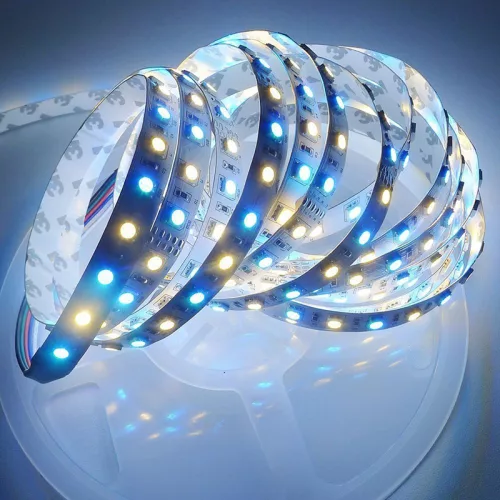 RGB+WW LED szalag 12V 14,4W/m 60 LED/m (RGB+3000K)