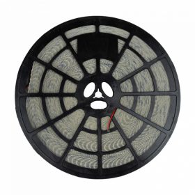50 méteres tekercsben kapható 12V-os, 9.6W-os meleg fehér LED szalag kivitelezési munkákhoz.