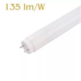 High Lumen LED fénycső T8 120cm 18W 2430lm 135lm/W 6500K