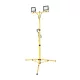 LED-es reflektor állvány 2 db 100W-os LED reflektorral