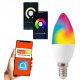 Eco Light Smart LED gyertya izzó E14 RGB+CCT 6 Watt WiFi