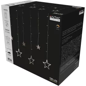   Karácsonyi Függöny 12 Csillag 2X1m 138 LED Távirányítóval IP44