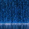 RGB Karácsonyi Függöny 144 LED 1X1.5m Távirányítóval IP44