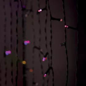   RGB Karácsonyi Függöny 144 LED 1X1.5m Távirányítóval IP44