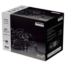   Karácsonyi Füzér Kültérre 240 LED 24 méter Meleg fehér