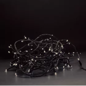   Elemes Karácsonyi Füzérsor 50 LED 5m IP44 távirányítóval Meleg fehér