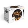 Napelemes kerti füzér 10 méter 100 LED IP44 Meleg fehér