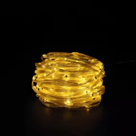   Karácsonyi Füzér Kültérre 20m 200 PVC Bevonatú Micro LED Meleg Fehér