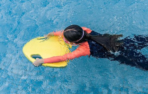 ASIWO MAKO elektromos úszódeszka (sárga)