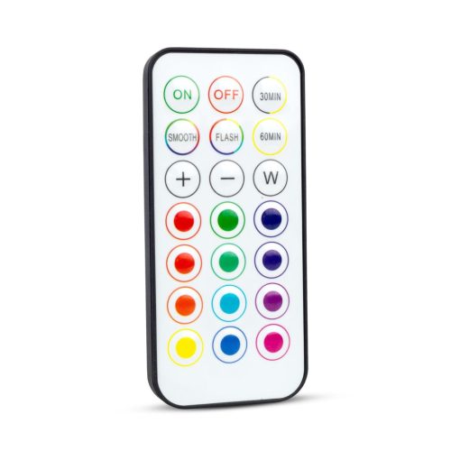 Hordozható RGB éjjeli fény 6db/szett + távirányító