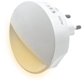   Konnektorba dugható éjjeli fény alkonykapcsolóval 0.8W Természetes fehér