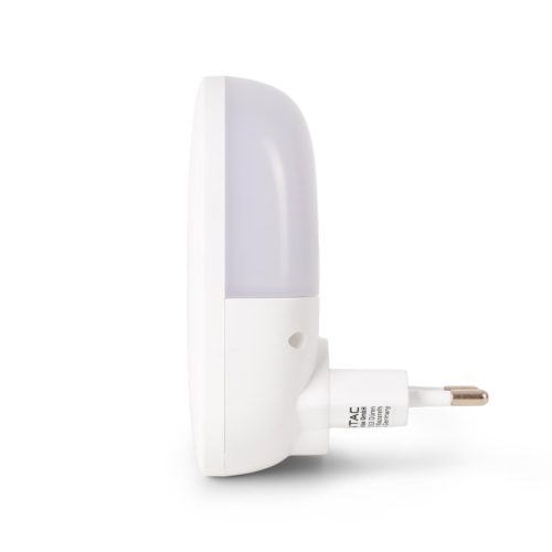 Konnektorba dugható éjjeli fény fényerőszabályzással és USB csatlakozóval 1,5W Meleg fehér