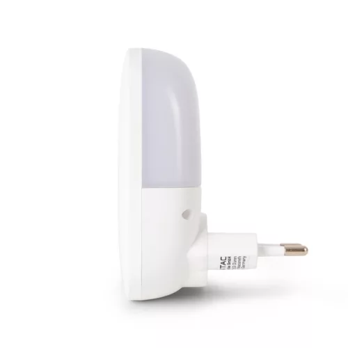 Konnektorba dugható éjjeli fény fényerőszabályzással és USB csatlakozóval 1,5W Meleg fehér