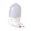 Konnektorba dugható éjjeli fény fényerőszabályzással és USB csatlakozóval 1,5W Meleg fehér