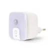 Konnektorba dugható éjjeli fény mozgásérzékelővel és USB csatlakozóval 1,5W Meleg fehér