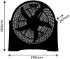 Ipari Padló Ventilátor 50cm, 90W – Brutális Teljesítmény