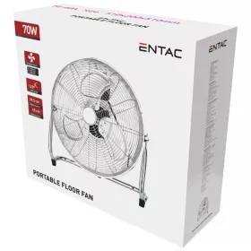   Hordozható Fém Padló Ventilátor 45cm, 70W – Erő és Mobilitás