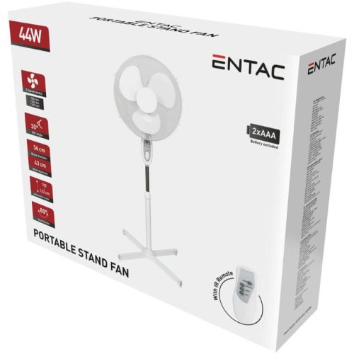 Álló Ventilátor Távirányítóval és Időzítővel 122cm