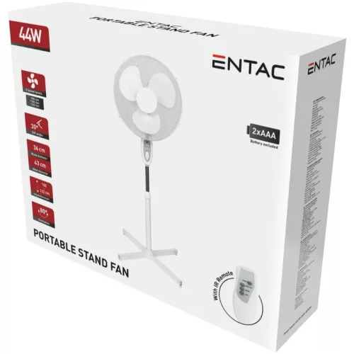 Álló Ventilátor Távirányítóval és Időzítővel 122cm