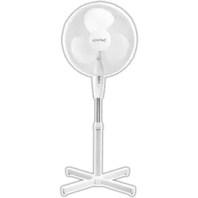   Entac Álló Ventilátor 40cm/122cm – Állítható Magasságú Szobai Hűsítő