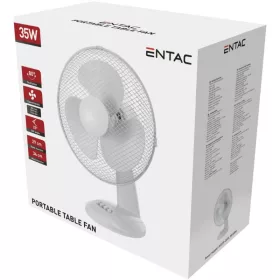   Klasszikus Asztali Ventilátor 34cm – Oszcilláló Mozgással
