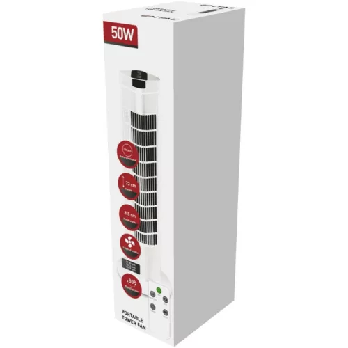 Elegáns Torony Ventilátor Távirányítóval – 73cm, Időzítővel