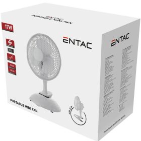   Csiptetős Mini Ventilátor 20cm – Asztali és Rögzíthető 2az1-ben