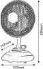 Csiptetős Mini Ventilátor 20cm – Asztali és Rögzíthető 2az1-ben