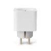 Avide Wible fehér Wi-Fi okos konnektor adapter áramfogyasztás mérővel és távvezérléssel