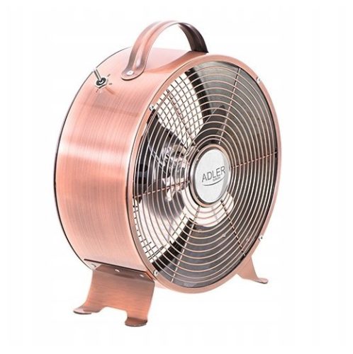 Adler Hordozható Réz Padló Ventilátor 20 cm
