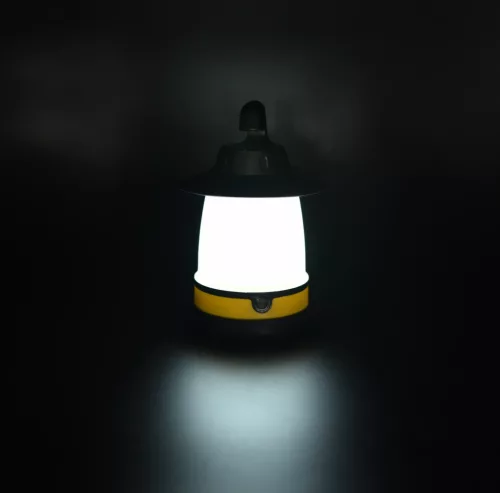 NEDES FCL01 hordozható LED kempinglámpa fekete színben