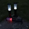 Talpas LED Kemping Lámpa – Fehér és Piros Fény, Elemes IPX4