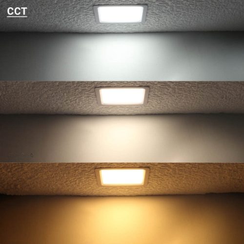 MiBoxer 9W-os süllyesztett RGB+CCT LED lámpa színes és állítható fehér fénnyel, dimmelhető