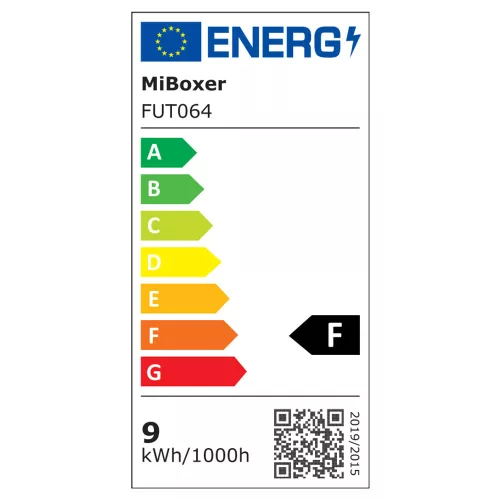 MiBoxer 9W-os süllyesztett RGB+CCT LED lámpa színes és állítható fehér fénnyel, dimmelhető